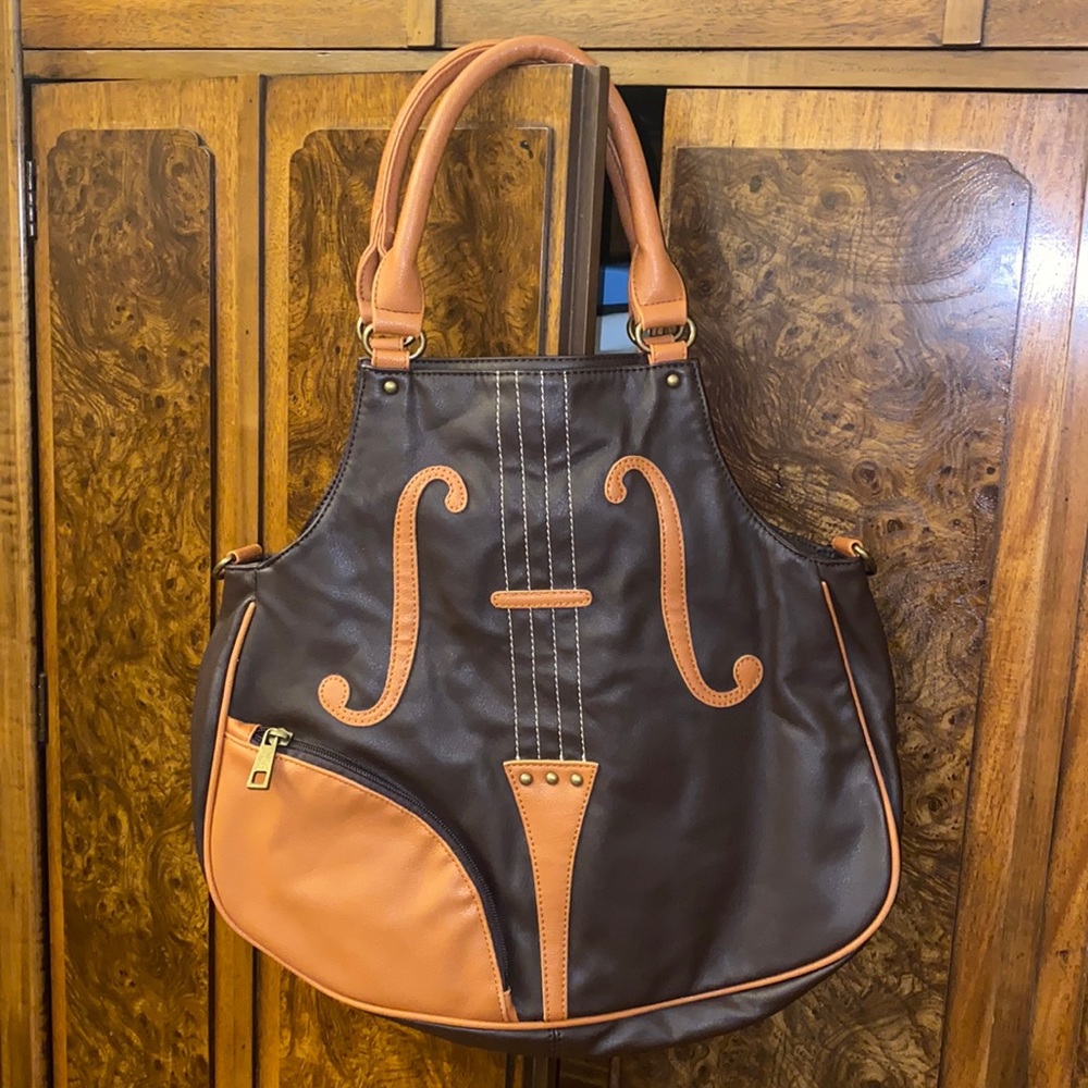 Violin styled handbag